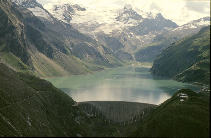 Luftbild Stausee bei Kaprun