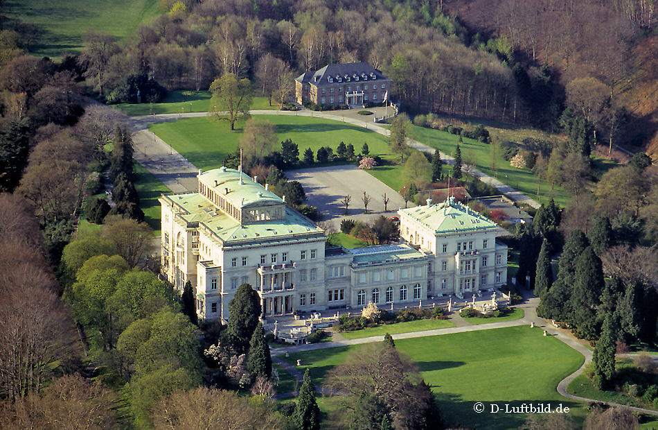 Luftbild Villa H&uuml;gel